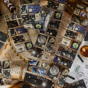 Stiker perangko Retro antik dekorasi DIY untuk tanaman Natural Post Office untuk Diary Scrapbook USA Uk Canada Australia Stamps - Product Image 5