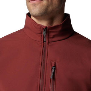 เสื้อแจ็คเก็ตวิ่งผู้ชายสไตล์สปอร์ต ระบายอากาศได้ดี คอตั้ง โลโก้ด้านหน้า ปรับแต่งได้ สไตล์ไฮสตรีท ขายส่ง - Product Image 5