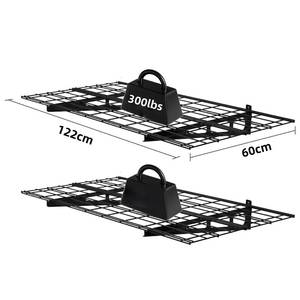 Scaffali Resistenti in Metallo Regolabili con Rivestimento in Plastica Verniciata per Garage, Montaggio <span class=keywords><strong>a</strong></span> <span class=keywords><strong>Parete</strong></span> - Product Image 2