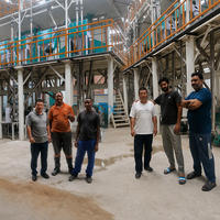 Usine de mouture de farine clé en main 50 TPD pour blé, maïs, riz, teff, atta et maida, avec machine de mouture automatique