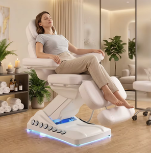 Lit de beauté électrique réglable en hauteur, mobilier de salon de beauté, chaise personnalisable, lit pour extension de cils - Product Image 1