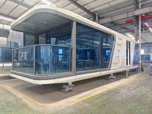 Prefab di động viên nang phòng khách sạn biệt thự nhỏ không gian hiện đại viên nang container nhà tiền chế nhà với đồ nội thất nhà bếp - Product Image 6