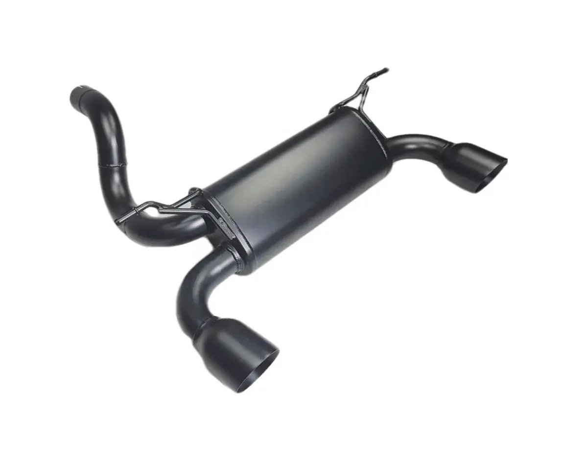 Off-road Auto exterior tail pipe of automobile Steel Muffler Exhaust Pipe For Jeep Wrangler JK JL