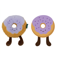 Jouets en peluche de la série Donut Mignons et Adorables, Fournisseur Personnalisé, Pendentif Porte-clés en Peluche Rembourré en Coton PP, Mascotte Personnalisée