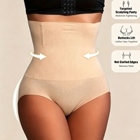 Shorts gainants taille haute sans couture pour femme, du S au XL, effet remonte-fesses, contrôle du ventre, avec armatures en acier à mémoire de forme, en nylon, amincissant, doux et confortable