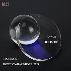 <strong>Lens</strong> Honey Comb Coating Index Anti-reflection Single Vision Lentes <strong>Super</strong> HMC Coating Ophthalmic Resin Optical <strong>Lenses</strong> - Product Image 5