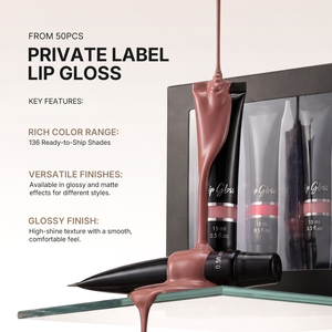 Ensemble de <span class=keywords><strong>3</strong></span> gloss à lèvres en marque privée, haute brillance, hydratant, kit de maquillage pour les lèvres <span class=keywords><strong>3</strong></span> en 1, gloss à lèvres hydratant, cosmétiques personnalisés en gros - Product Image 5