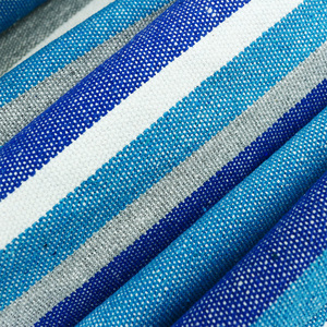 <span class=keywords><strong>Hamac</strong></span> <span class=keywords><strong>brésilien</strong></span> Backyard <span class=keywords><strong>Hamac</strong></span> en coton à usage extérieur et intérieur <span class=keywords><strong>Hamac</strong></span> portable à rayures bleues sans support - Product Image 3