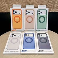Étui avec béquille rotative à 360° pour iPhone 17 Pro Max 18 Pro Max 16 15 14 13 12 7 8 XS Max 2026, support magnétique pour téléphone
