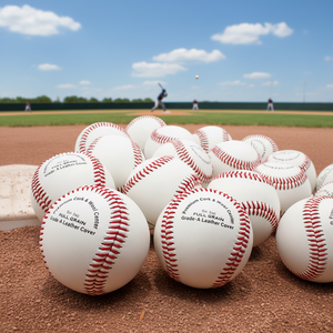 Professional League Standard Leather Baseballs Custom Logos Training Sports Outdoor Softball Baseball for Sale - Product Image 1