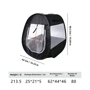 Boîte de <span class=keywords><strong>mise</strong></span> <span class=keywords><strong>bas</strong></span> et nid respirant haut de gamme pour chats et chiens, cage de reproduction toutes saisons, tente fermée pour animaux de compagnie - Product Image 5