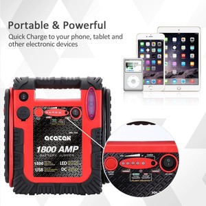 Station d'alimentation portable d'urgence avec démarreur de <span class=keywords><strong>batterie</strong></span> et lumière LED 12V pour <span class=keywords><strong>voiture</strong></span> - Product Image 6