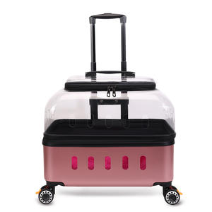 Модная прозрачная пластиковая сумка-тележка для собак и кошек - Product Image 6