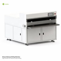 Machine de perçage de tôles d'aluminium à double axe pour cartes de circuit imprimé (PCB) et cartes de support, équipement de perçage de haute précision et haute vitesse