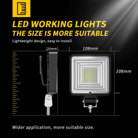 DXZ Nueva Luz de Trabajo LED Universal de 4 Pulgadas para Automóvil - Faro Auxiliar para Vehículos Todoterreno y de Ingeniería 12V-24V 56W para Reequipamiento/Actualización