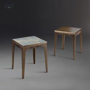 EKAR-<span class=keywords><strong>Table</strong></span> d'appoint en aluminium, élégante et fonctionnelle, avec design métallique, pour salle à manger, école et mobilier - Product Image 3