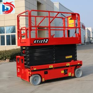 10 मीटर ऑफ-रोड डीजल कैंची लिफ्ट हवाई कार्य मंच निर्माण किराया व्यवसाय मिनी 4 मीटर हल्के कॉम्पैक्ट इनडोर - Product Image 3