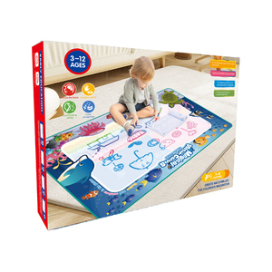 Enfants éducation apprentissage dessin animé eau toile <span class=keywords><strong>jeu</strong></span> 100cm * 80cm drôle bricolage dessin jouets Doodle tapis - Product Image 3