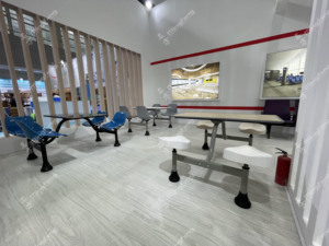 Restaurant &amp; Hotel Supplies Furniture Restaurant <strong>Tables</strong> and Chairs Set 4-seat School <strong>Canteen</strong> Steel <strong>Tables</strong> and Chairs - Product Image 6