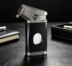 Factory Direct Ready to Ship Metal <b>Cigar</b> <b>Lighter</b> with Jet Torch <b>Cigar</b> Accessories <b>Lighters</b> Torch <b>Lighter</b> for Home Lounge Club - Product Image 1