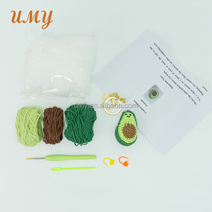 Kit complet De tricots, jouets De démarrage pour enfants, <span class=keywords><strong>facile</strong></span> pour débutants, motif crochets, Kit De couture, Deux Para De bricolage, Kit De <span class=keywords><strong>Crochet</strong></span> aux fruits - Product Image 2