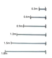 Sistema de Andamios de Acero Galvanizado con Anillo de Bloqueo, Plataforma de Andamio Modular para Construcción Completa, Plataforma de Andamio de Alta Resistencia para Construcción Industrial