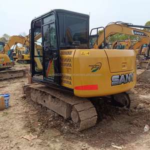 Excavadora Sany SY 75C Pro de Segunda Mano, Modelo 2023, 7.5 Toneladas, Cucharón de 0.32m, Alta Eficiencia, Certificada, Construcción Hidráulica China - Product Image 4