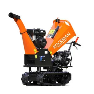 crawler mini tractor wood chipper shredder 60 machine parts with loncin engine iron made in china no stress control system