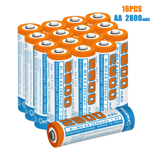 AA/ AAA/9V battery 1.2v 2800 mah 1100MAH 500 MAH Ni-Mh rechargeable battery for toy/radio battery with high capacity