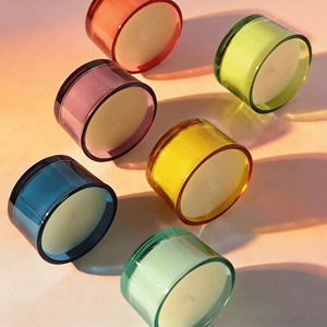 Bougie décorative Zijin aux fleurs séchées, cire végétale, 4 à 8 heures de combustion, 5 couleurs, pour la fête <span class=keywords><strong>des</strong></span> mères, Thanksgiving, la maison - Product Image 1