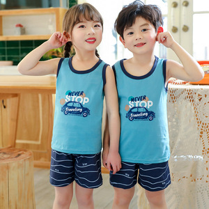 Conjunto de Ropa de Verano para Niños al por Mayor: Chaleco de Manga Corta para Bebés y Niños, de Algodón, para Primavera, con Tiempo de Entrega Personalizado - Product Image 2