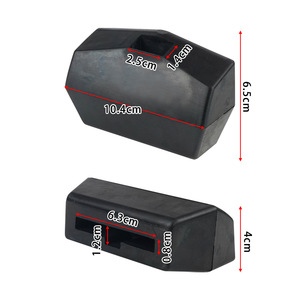 บัฟเฟอร์ล็อคฝากระโปรง L85-6082 ขนาด 10.4 ซม. x 6.5 ซม. x 2.5 ซม. ยางทดแทนสำหรับรองรับกันชนฝากระโปรงรถยนต์ - Product Image 1