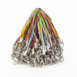 Tube coloré avec Double anneau <span class=keywords><strong>302</strong></span> fermoir mousqueton bijoux à bricoler soi-même accessoires fil résultats et composants en gros - Product Image 1