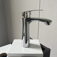 Robinet de lavabo de salle de bain en acier inoxydable sans plomb, robinet de lavabo de salle de bain anti-rayures, robinet de lavabo de salle de bain