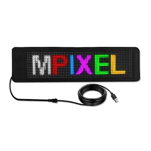 16x32 Thông Minh Kỹ Thuật Số Xe Phía Sau <span class=keywords><strong>LED</strong></span> Hiển Thị Ma Trận Tùy Chỉnh Mô Hình Văn Bản Hoạt Hình Di Chuyển Màn Hình Biểu Tượng Cảm Xúc Xe Dấu Hiệu Cho Xe Cửa Sổ - Product Image 3