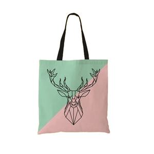 Sac fourre-tout en toile de coton imprimé mignon pour femmes et filles, sac à main écologique, sac de courses multifonctionnel, vente en gros - Product Image 1