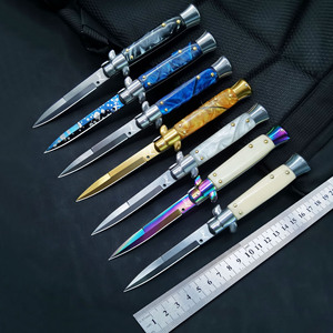 Mafia OEM tùy chỉnh gấp dao thép không gỉ độ cứng cao nhỏ ngoài trời xử lý cho cắm trại Chiến Thuật Sống Còn - Product Image 3