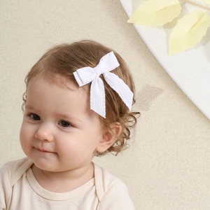 Barrette à cheveux artisanale européenne pour fille, mignonne, avec nœud, pour bébé, fête, <span class=keywords><strong>luxe</strong></span>, ruban, dessin animé, accessoires capillaires - Product Image 1