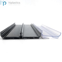 Support d'étiquette électronique Hiplastics PHD en PVC avec système de rail ESL pour étiquettes Hanshow Pricer - Installation facile et utilisation pratique