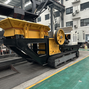 Crawler Concrete Mobile Jaw Crusher Small Crawler Crusher <strong>Machine</strong> With Gasoline / Diesel Engines Factory Price - Product Image 4