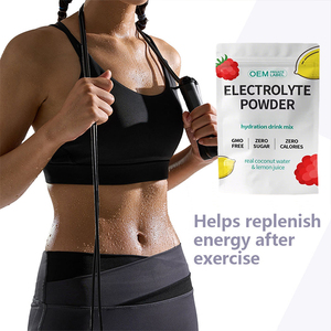 Potasio 1000mg Electrolitos en Polvo Sabor Coco, Limón y Frambuesa Sin Azúcar Keto Sin OMG Soporte de Hidratación y Energía para Adultos - Product Image 3