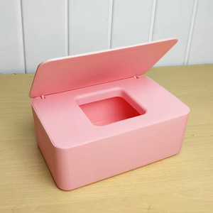 Boîte de rangement de bureau pour bébé, en plastique, scellée, anti-poussière, pour mouchoirs et lingettes humides - Product Image 3