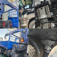 Nouvelle grue montée sur camion Sinotruk Howo 8x4/6x4 à flèche droite, capacité de 16 tonnes, moteur Weichai, pour la construction, le levage et le transport