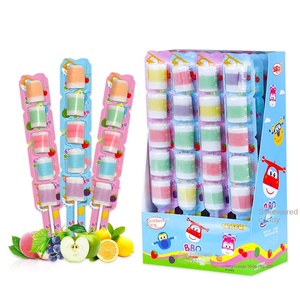 Bonbons Gélifiés Fruités en Spirale Guimauve Arc-en-ciel Sucré-Acidulé en Rouleaux Sucettes Moelleuses en Sachet pour Fête d'Enfants Cadeau - Product Image 6