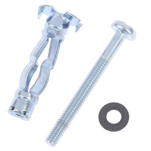 10 pièces M4 acier mur creux métal ancre Kit plaque de plâtre cloison sèche cavité bouchon cheville plafond <span class=keywords><strong>expansion</strong></span> <span class=keywords><strong>vis</strong></span> pour panneau de gypse - Product Image 5