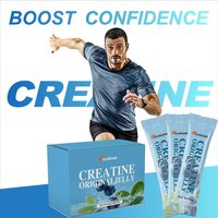 Complément de créatine naturelle pour la concentration, la mémoire, le développement musculaire maigre, soutien pour adultes, marque privée, certifié Halal, nutrition sportive
