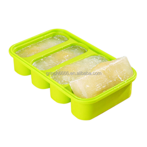 Molde <span class=keywords><strong>de</strong></span> Silicona para Congelar Sopas, Bandeja <span class=keywords><strong>de</strong></span> Congelación con Tapa para Congelar Sopas, Caldos, Salsas y Más en <span class=keywords><strong>Porciones</strong></span> Iguales - Product Image 1