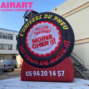 Enseigne gonflable de <span class=keywords><strong>pneu</strong></span> de décoration de la publicité, pneus gonflables géants pour l'affichage extérieur - Product Image 4