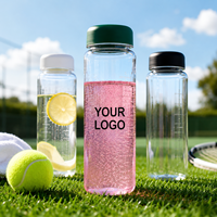 Bouteille shaker de protéines Tritan sans BPA de 350 ml et 500 ml à marque privée pour les marques de nutrition et de bien-être