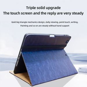 Étui en cuir de qualité supérieure pour <span class=keywords><strong>iPad</strong></span> Pro 9.7 2010 et <span class=keywords><strong>iPad</strong></span> <span class=keywords><strong>Air</strong></span> <span class=keywords><strong>2</strong></span> avec porte-crayon housses et étuis pour tablettes - Product Image 3